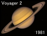 NASA's Voyager 2 took this photograph of Saturn on July 21, 1981
