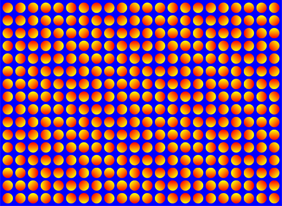 Flashing Optical Illusion that is similar to the Rice Wave.
